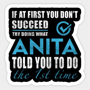 Anita - The Time Anita Sticker